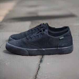 LUGZ Lear Canvas Black Sneakers Shoes Mens Size 10.5 Wide